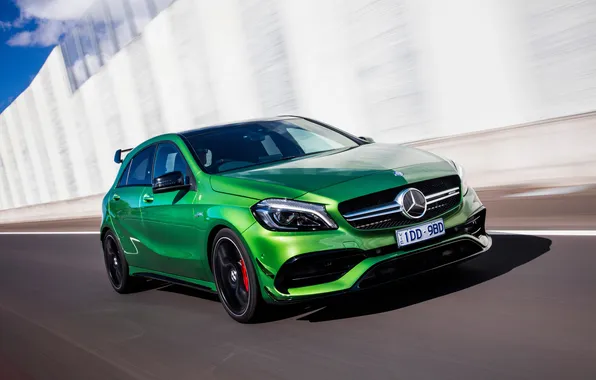 Picture green, Mercedes-Benz, Mercedes, AMG, AMG, A-class, W176