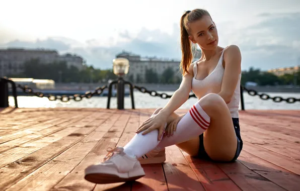 Picture shorts, legs, Alexander Urmashev, Dasha Bogdanova