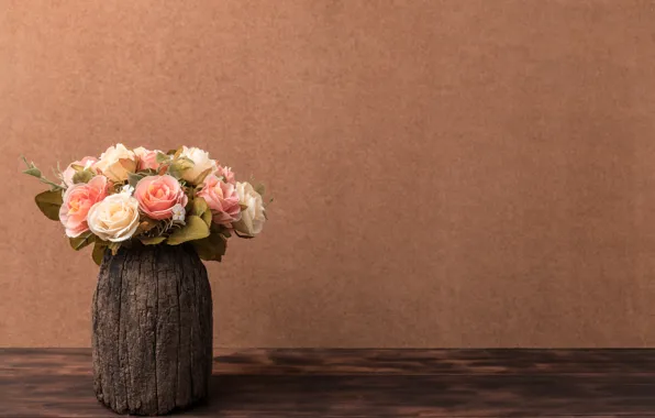 Flowers, Wallpaper, roses, bouquet