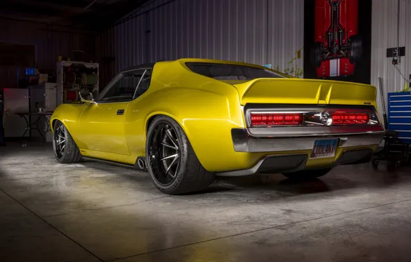 Garage, Muscle car, 1972, Classic car, Sports car, AMC, AMC Javelin, By RingBrothers