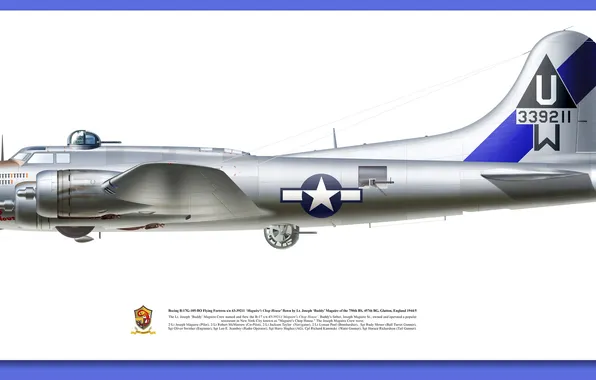 Picture silver, design, B-17