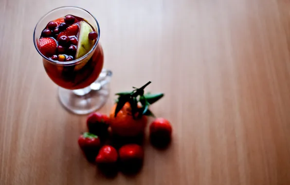 Berries, drink, delicious