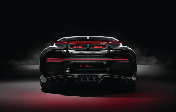 Bugatti, rear view, 2018, Sport, the rear part, Chiron