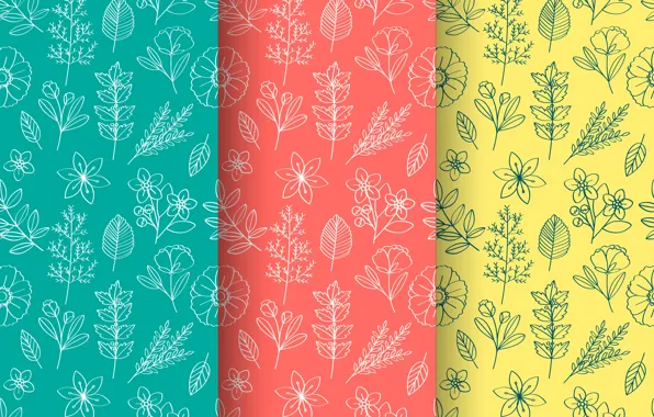 Flowers, background, texture, Design, Colorful, Vector, Pattern, Floral