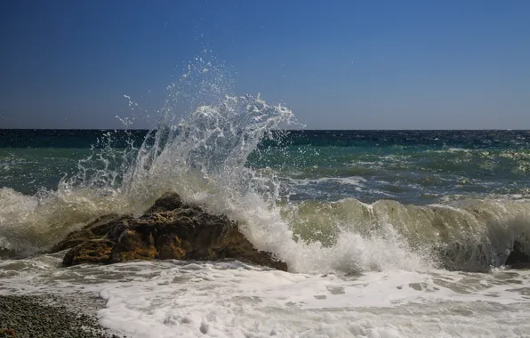 Picture sea, wave, summer, squirt, vacation