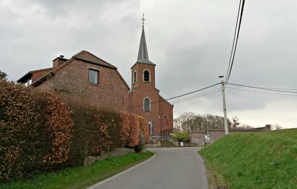 Nature, Landscape, Belgium, architecture, Photography, Church, Countryside, Brabant Wallon