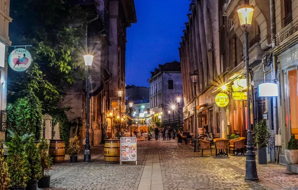 romania city street