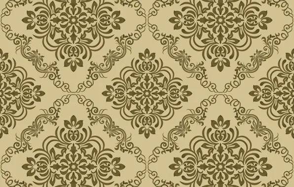 Pattern, wallpaper, vintage, Damask, seamless, ornamen, pattern.
