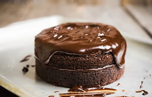 Picture cake, cream, dessert, chocolate, chocolate glaze