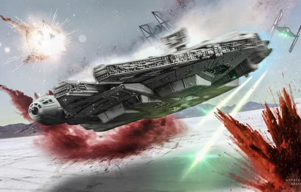 Star Wars, Battle, Fantasy, Art, Star Wars, Fiction, Spaceship, Spaceship