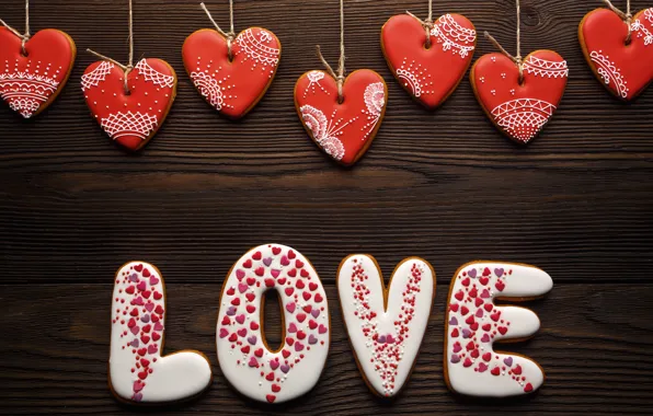 Picture love, romance, hearts, red, love, romantic, hearts, Valentine's Day