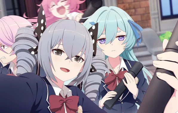 Girls, group, Honkai Impact 3rd
