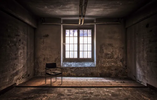 Picture room, window, chair