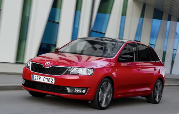 Skoda, spaceback, rapid