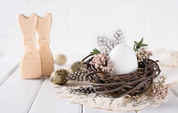 Flowers, holiday, spring, cookies, Easter, socket, figures, composition