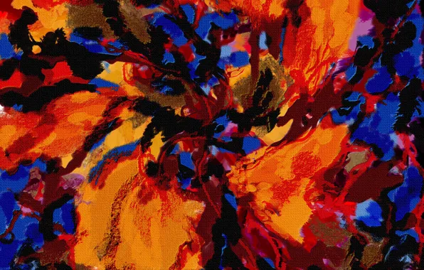 Branches, style, background, figure, bright