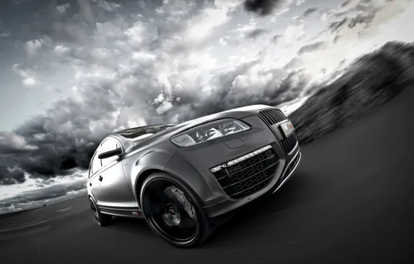 Audi, TDI, 2012, in motion, V12, Quattro, SUV, Audi Q7