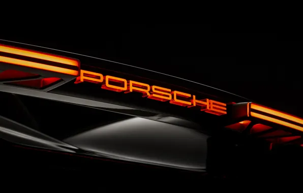 Picture Porsche, rear badge, Porsche Mission X