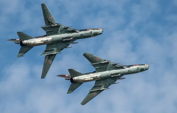 Picture flight, Fighter, bomber, Su-22