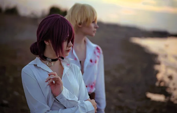 Sea, shore, blood, outfit, cosplay, images, shirt, tenletters