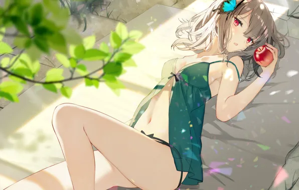 Girl, sexy, lingerie, cleavage, panties, boobs, anime, beautiful