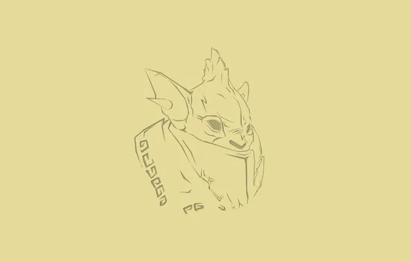 Minimalism, minimalism, Valve, Bounty Hunter, Dota, DotA