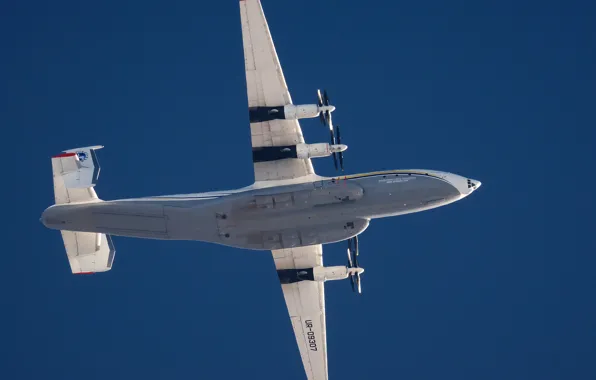 The plane, Ukraine, Antey, An-22, In flight, ANTK imeni O. K. Antonova, Military transport aircraft