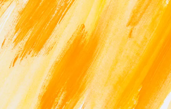 Yellow, background, paint, yellow background, strokes