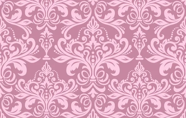 Wallpaper texture, wallpaper, vintage, pink, vintage, pattern, classic,  seamless for mobile and desktop, section текстуры, resolution 4000x4000 -  download
