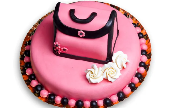 Chocolate, roses, candy, cake, sweet, decor, glaze, cakes
