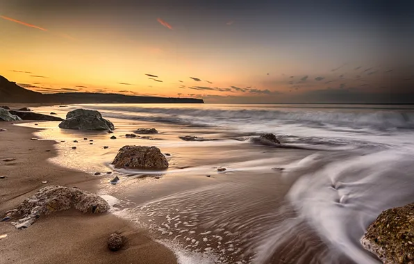 Sea, landscape, shore