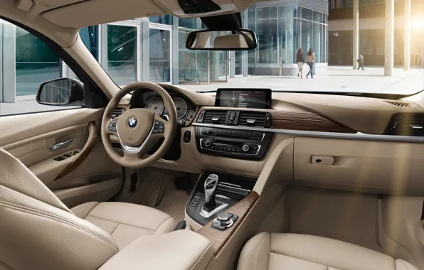 Picture bmw, BMW, interior, the wheel, sedan, salon, sedan, torpedo