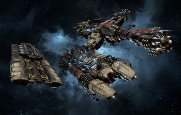 Nebula, Space, space, spaceship, eve online, space ship, coooper