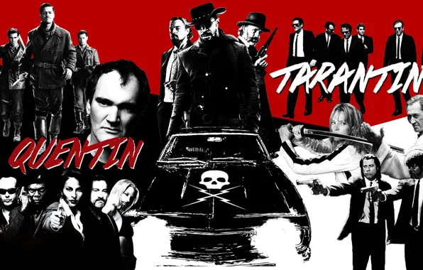 Picture collage, hero, Tarantino, Episodes