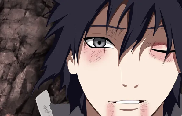 Battlefield, blood, game, Sasuke, Naruto, war, eyes, anime