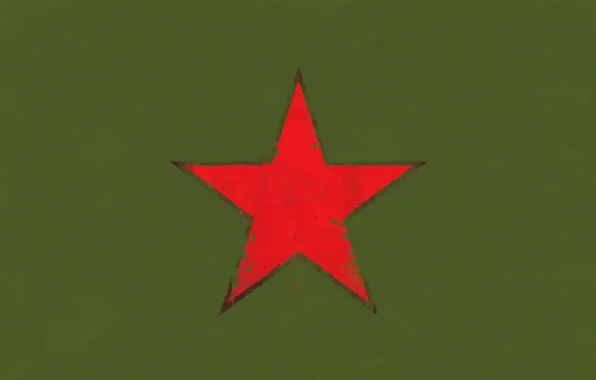 Star, minimalism, army, USSR