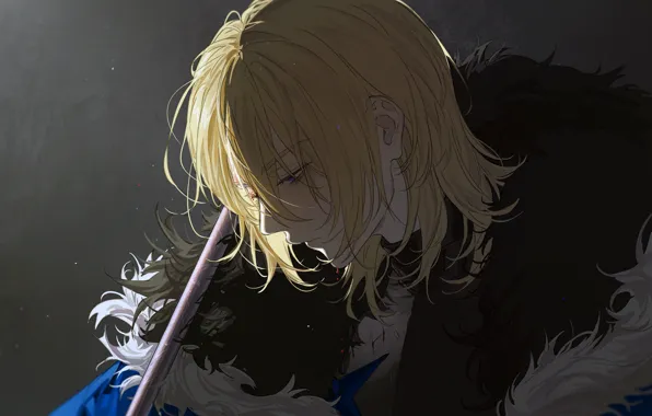 Sadness, male, Fire Emblem, Dimitri Alexandre Blaiddyd