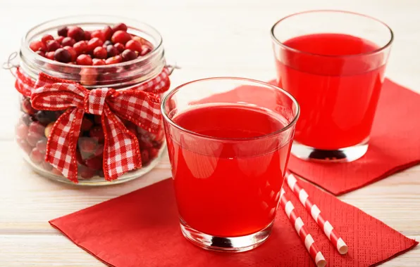 Berries, food, glasses, drink, fresh, dogwood