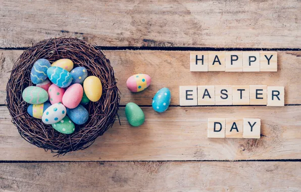 Easter, Eggs, Letters, Holiday, Socket