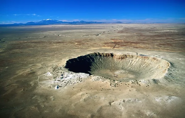 Desert, Crater, AZ, Meteor