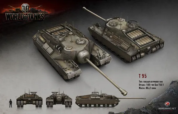 Tank, USA, USA, America, tanks, render, WoT, World of Tanks