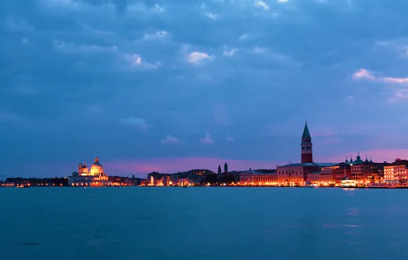 Picture Italy, sunset, Venice, 8K