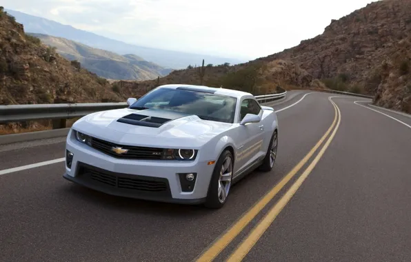 Picture mountains, Chevrolet, Camaro, Track, ZL1