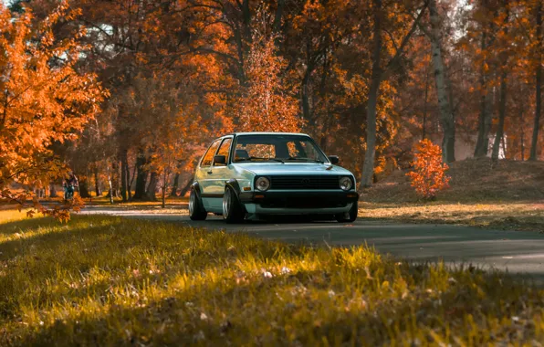 Picture autumn, static, stance, golf 2, static drop, mk2, stance nation, autmn