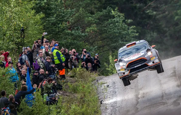 Picture Ford, Jump, WRC, Rally, Fiesta, Kubica