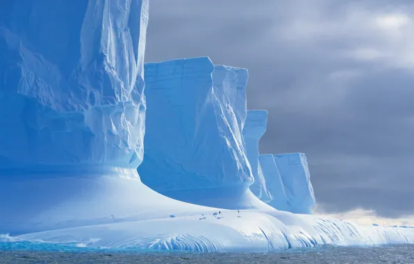 Ice, sea, snow, iceberg, Antarctica