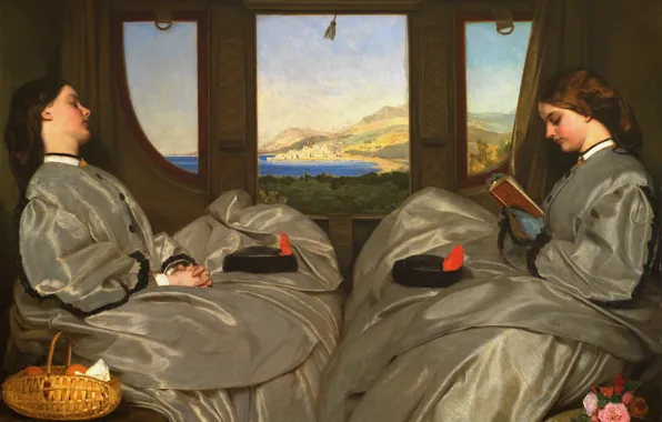 1862, Travelling companions, Augustus Leopold Egg