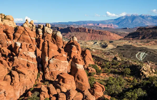 Picture landscape, mountains, rocks