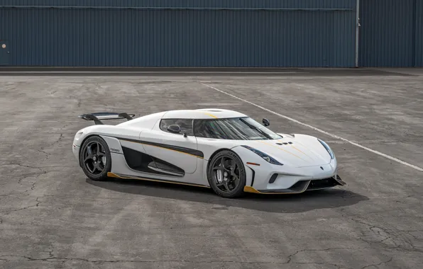 White, Koenigsegg, white, Hypercar, hypercar, Regera, 2021