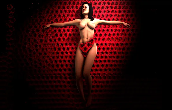 Erotic, flowers, roses, mass effect, miranda lawson